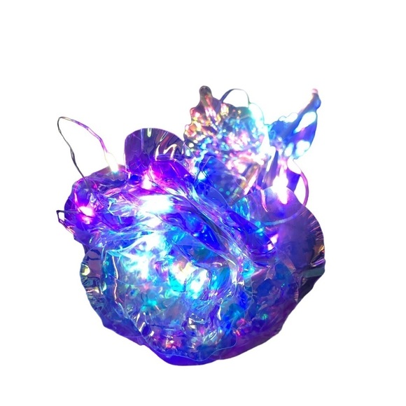 Galaxy Rose Love Forever Light Up 4 Mode Flashing Light Birthday Anniv. Keepsake - Picture 4 of 7